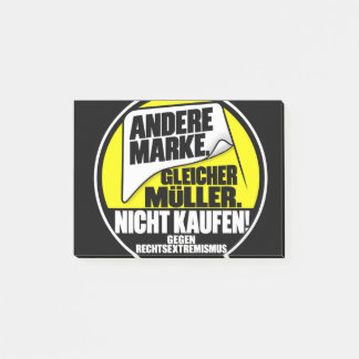 Post-it® N'achetez pas Müller