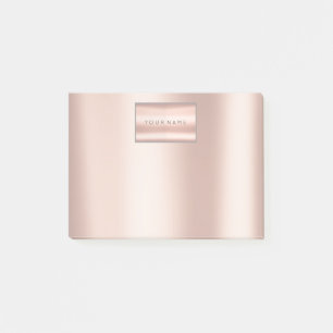 Post-it® Nacré rougissent la poudre d'or de rose de rose
