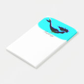 Post-it® nage sous-marine merisier noir (Incliné)