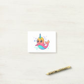 Post-it® Narwhal (Sur un bureau)