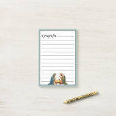 Post-it® Nativity Scene War Room Prayer (Sur un bureau)
