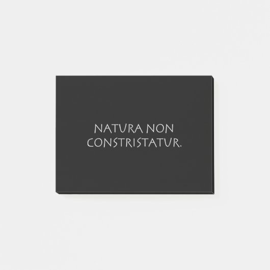Post-it® Natura non constristatur (Devant)
