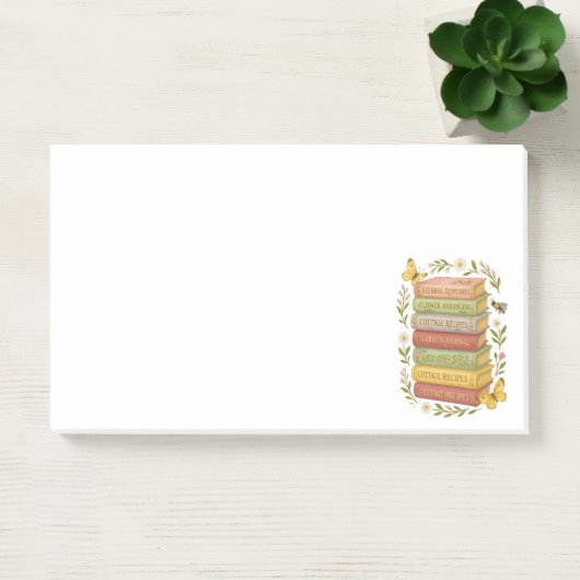 Post-it® Nature et livre Lover Botanique Stack (Bureau)