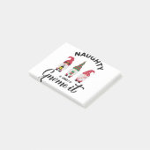 Post-it® Naughty et moi, on le rentre. Citation de Noël amu (Incliné)