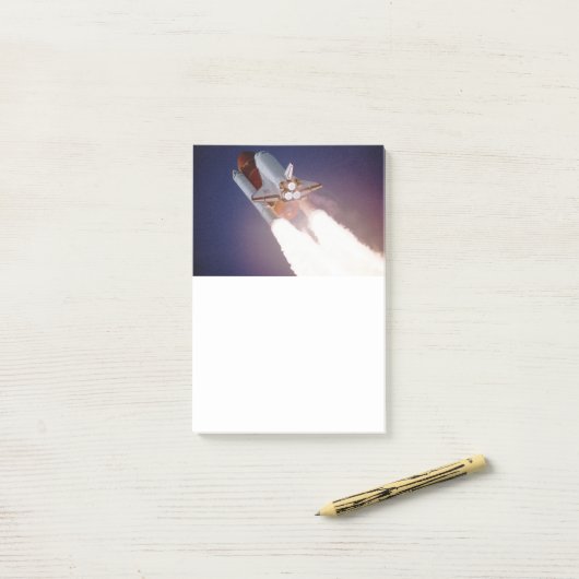 Post-it® Navette spatiale (Sur un bureau)