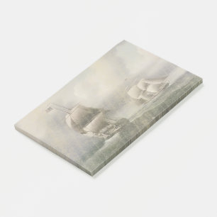 Post-it® Navires de guerre de cuirassés naviguant des notes