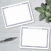 Post-it® Navy Blue Minimalist Monogram