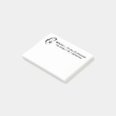 Post-it® Nazi drôle de grammaire (Incliné)