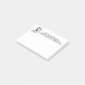 Post-it® Nazi drôle de grammaire (Incliné)