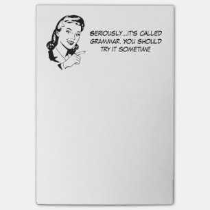 Post-it® Nazi sarcastique de grammaire