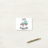 Post-it® Ne Fais Rien De Sloth (Sur un bureau)