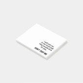 Post-it® Ne me testez pas (Incliné)