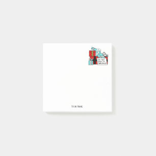 Post-it® Ne pas ouvrir jusqu'à Noël présente Noël