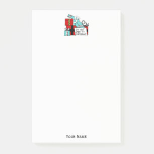 Post-it® Ne pas ouvrir jusqu'à Noël présente Noël