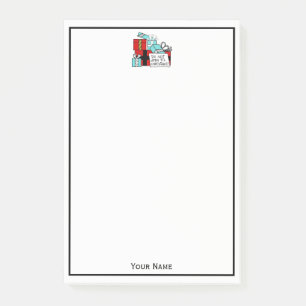 Post-it® Ne pas ouvrir jusqu'à Noël présente Noël