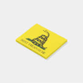 Post-it® Ne pas taper sur le drapeau de Me Gadsden (Incliné)