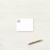 Post-it® Né pour jouer pays (Sur un bureau)