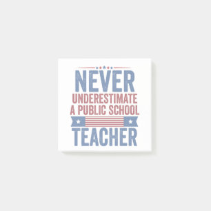 Post-it® Ne sous-estimez jamais Walz, professeur d'école pu