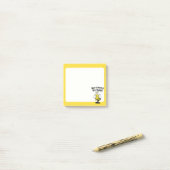 Post-it® Ne vous inquiétez pas soit heureux que l'abeille | (Sur un bureau)