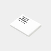 Post-it® Ne vous prenez pas tellement au sérieux (Incliné)