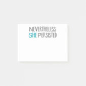 Post-it® Néanmoins elle a persisté post-it est (Devant)