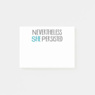 Post-it® Néanmoins elle a persisté post-it est