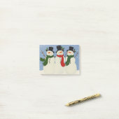 Post-it® Neige (Sur un bureau)