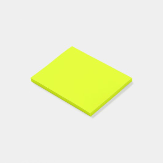 Post-it® Neon Chartreuse couleur solide | Classique (Incliné)