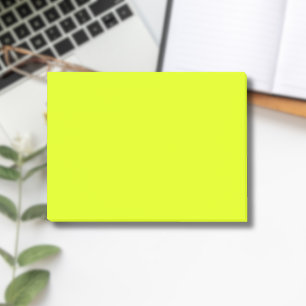 Post-it® Neon Chartreuse couleur solide   Classique