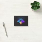Post-it® Neon Firefly sur noir (Bureau)