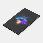 Post-it® Neon Firefly sur noir (Incliné)