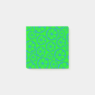 Post-it® Neon Green et Blue Lemon Retro Printemps et été