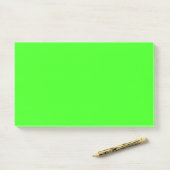 Post-it® Neon Green JUMBO (Sur un bureau)