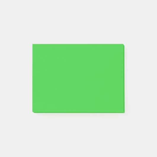 Post-it® Neon Lime Green Solid Color | Notes classiques (Devant)
