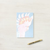 Post-it® Neon Mohawk - Cockatoo rose (Sur un bureau)