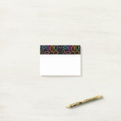Post-it® Neon Ovals (Sur un bureau)