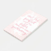 Post-it® N'essayez pas d'être parfait, juste essai à être (Incliné)