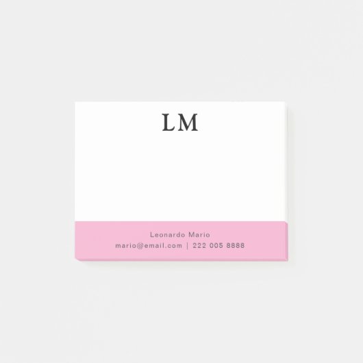 Post-it® Nettoyage Professionnel Simple (Devant)