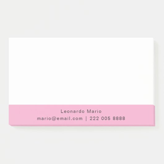 Post-it® Nettoyage Professionnel Simple (Devant)