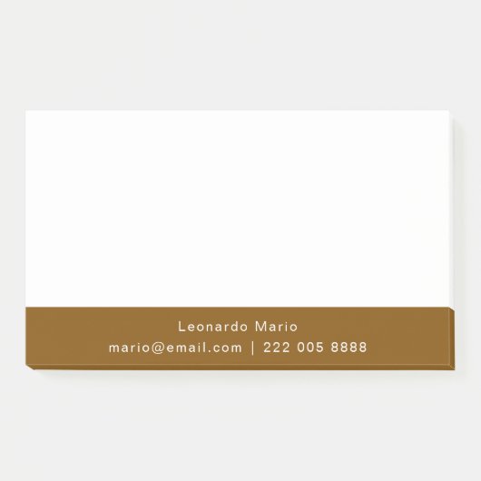 Post-it® Nettoyage Professionnel Simple (Devant)