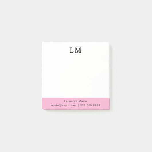 Post-it® Nettoyage Professionnel Simple (Devant)