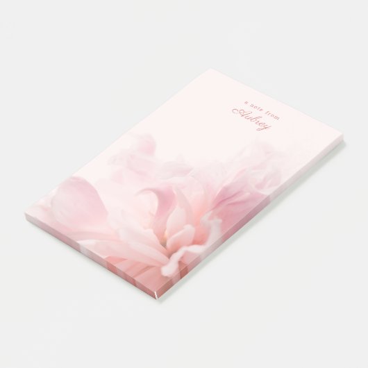 Post-it® Nettoyer le rose minimal simple (Incliné)