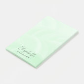 Post-it® Nettoyer le vert de la menthe minimale simple (Incliné)