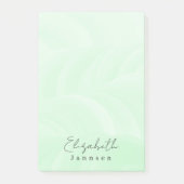 Post-it® Nettoyer le vert de la menthe minimale simple (Devant)
