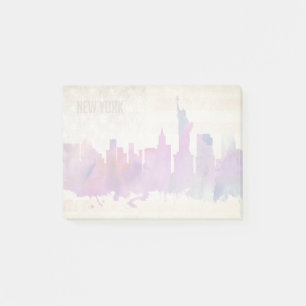 Post-it® New York City, horizon de ville d'aquarelle de NY