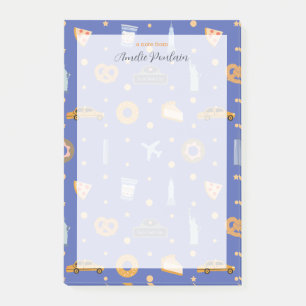 Post-it® New York City Motif Royal Blue Nom