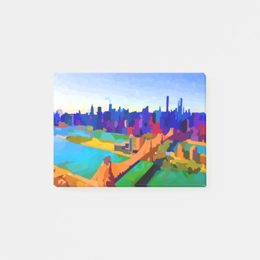 Post-it® New York City Roosevelt Island Skyline (Devant)