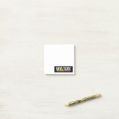 Post-it® New York Manhattan skyline avec palmiers (Sur un bureau)