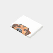 Post-it® Nez de chien mignon horizontal (Incliné)
