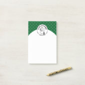 Post-it® Nice Angel Old English Sheepdog (Gris 1) - mignon (Sur un bureau)